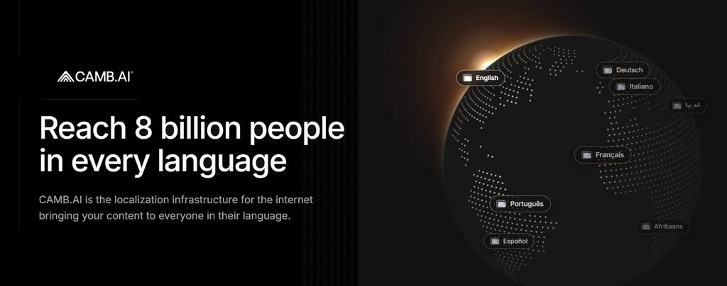 CAMB.AI vertaalt livetelevisie realtime in meer dan 150 talen